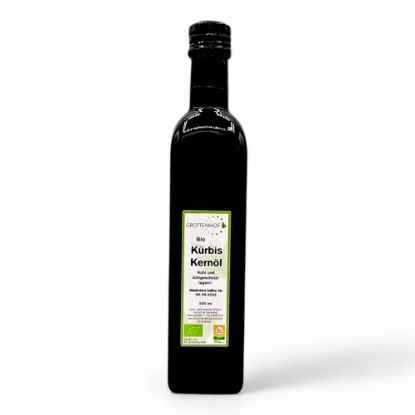 Show details for Kürbiskernöl 0,5l Picture of Kürbiskernöl 0,5l