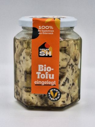 Zeige Details für Tofu eingelegt 150g Bild von Tofu eingelegt 150g