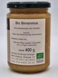 Bild von BIO -  Birnenmus 400g FAT