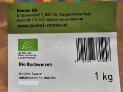 Bild von BIO - Buchweizen Korn 1kg 