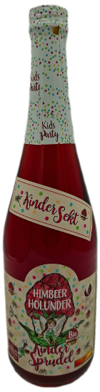 Bild von Bio Kindersekt Himbeer Holunder 0,75l