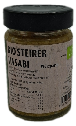 Show details for Bio Steirer Vasabi Würzpaste 150g Picture of Bio Steirer Vasabi Würzpaste 150g