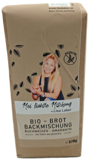 Picture of  Brotbackmischung Buchweizen - Amaranth glutenfrei 570g 
