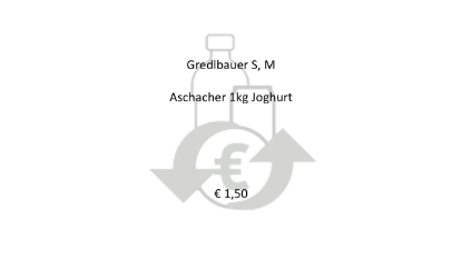 Picture of PFAND - Gredlbauer S, Gredlbauer M, Aschacher 1kg Gläser