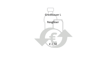 Picture of PFAND - € 2,5 - Gredlbauer L  Rexgläser
