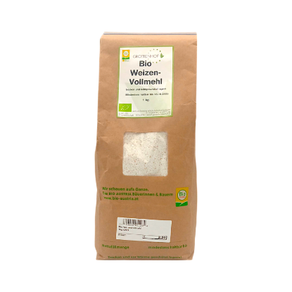 Zeige Details für Weizenvollmehl 1kg Bild von Weizenvollmehl 1kg