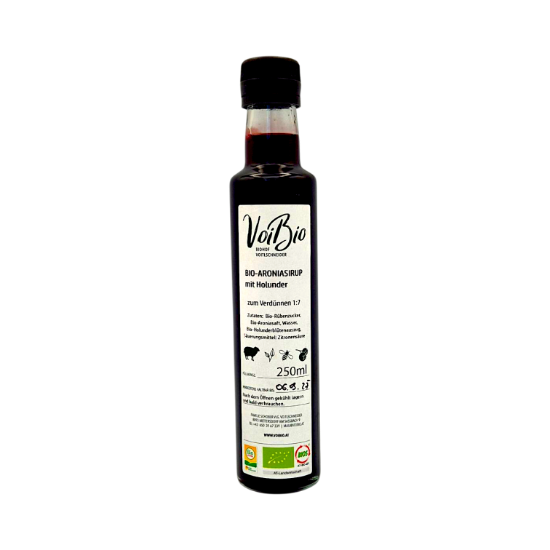 Bild von BIO -  Aroniasirup mit Holunder 0,25l  