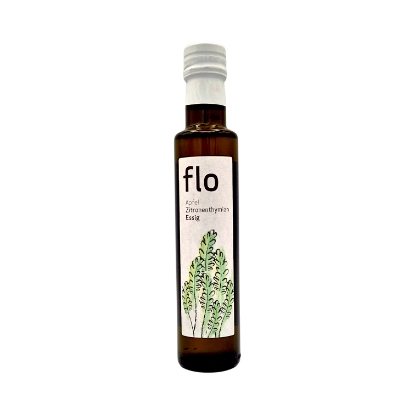 Bild von flo  Apfel Zitronen thymian Essig 250 ml 
