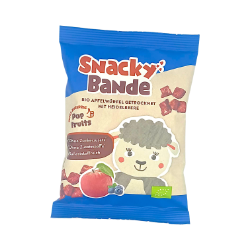Picture of Snackybande Apfelwürfel mit Heidelbeere