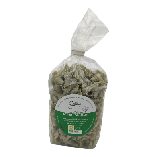 Bild von BIO - Spinat Weizengrieß Tulpen ohne Ei 300g (P)