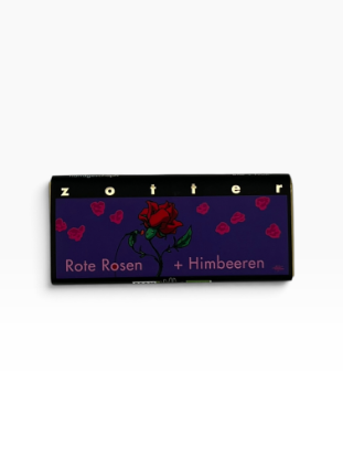 Bild von BIO - Zotter "handgeschöpft" Rote Rosen + Himbeeren