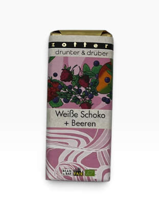 Bild von BIO - Zotter drunter & drüber Weiße Schoko + Beeren